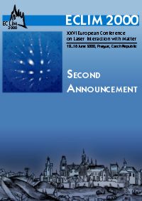 Second Announcement